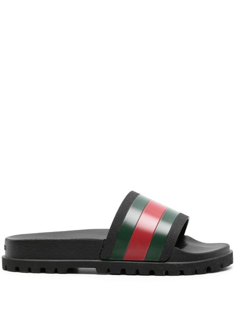 claquette gucci noir|claquette pursuit gucci.